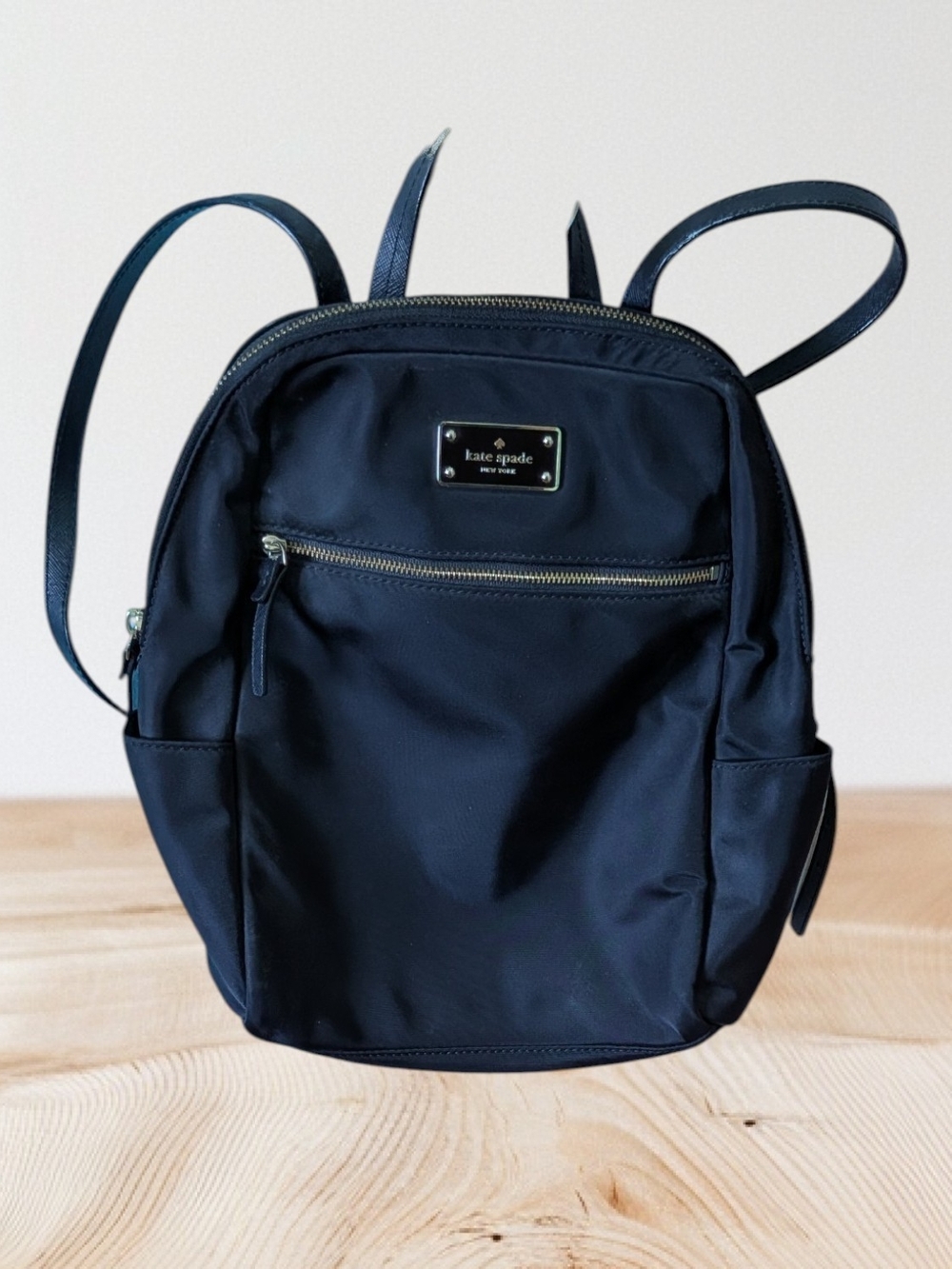 Kate Spade Black Nylon Mini Backpack